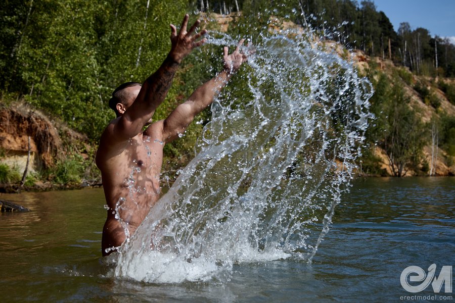 Gay wet clothes