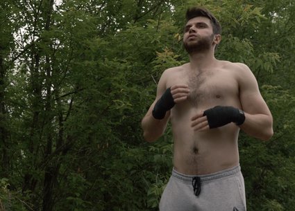 Cock and ball strap - best accessory for naked men boxing